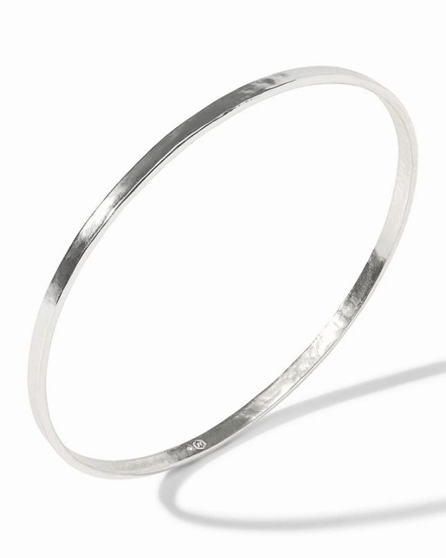 JV Crescent Bangle Silver L Bracelets in at Wrapsody