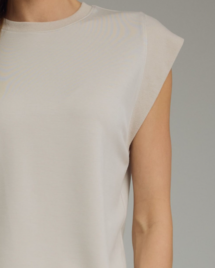 Cap Sleeve Almond Top