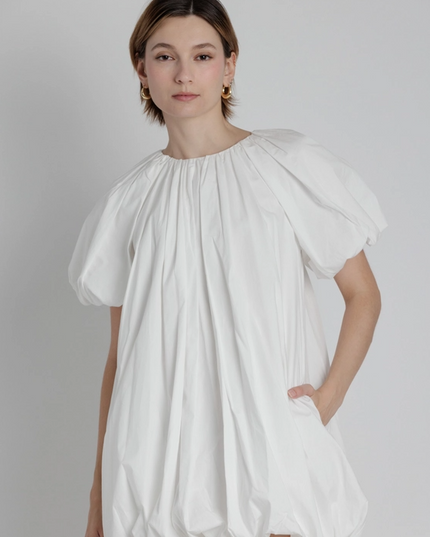 Bubble Mini Dress Dresses in at Wrapsody