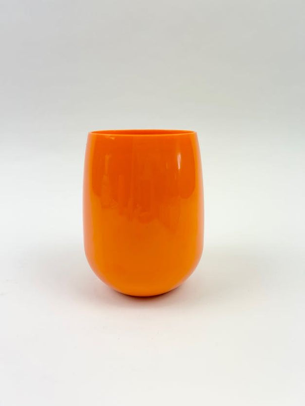 Unbreakable Wine Glass - Orange Drinkware in  at Wrapsody