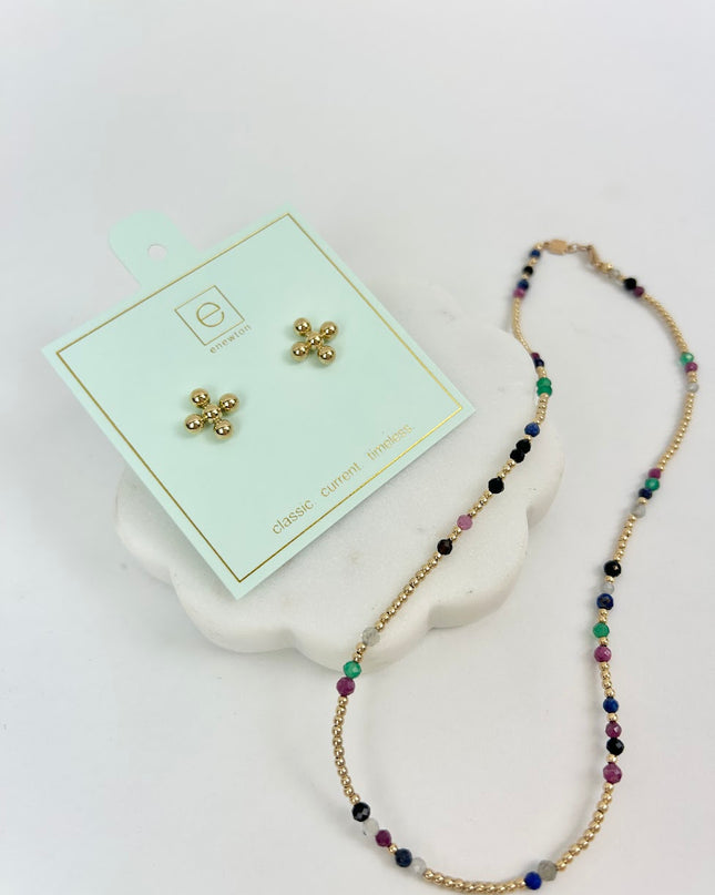 Enewton Gemstone 15" Choker Hot Mess Fall Winter Duo Necklaces in at Wrapsody