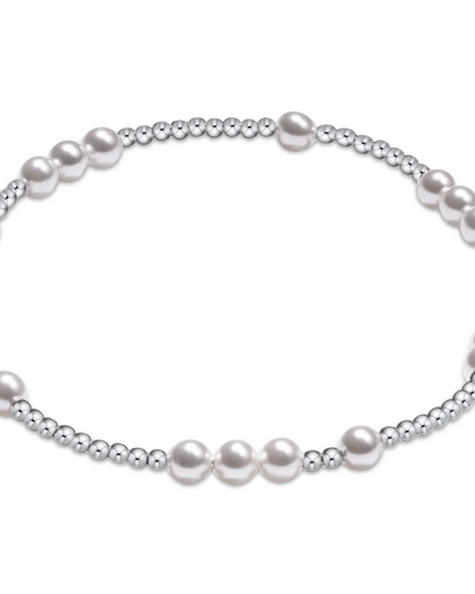 Enewton Hope Unwritten Pearl Sterling Silver 4mm Bracelet Bracelets in at Wrapsody