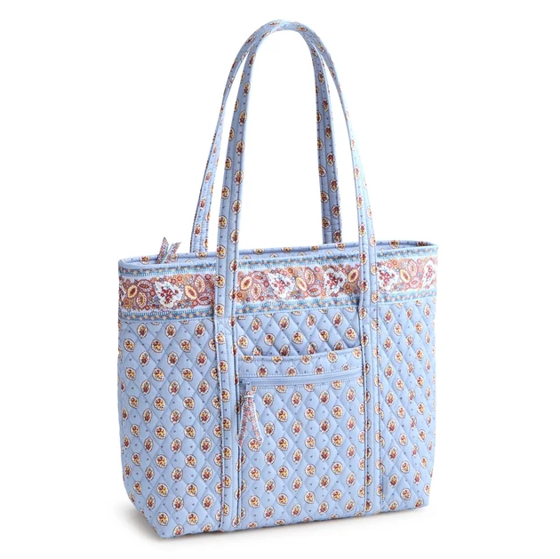 Vera Bradley Blue Leaf Original Tote Totes in at Wrapsody