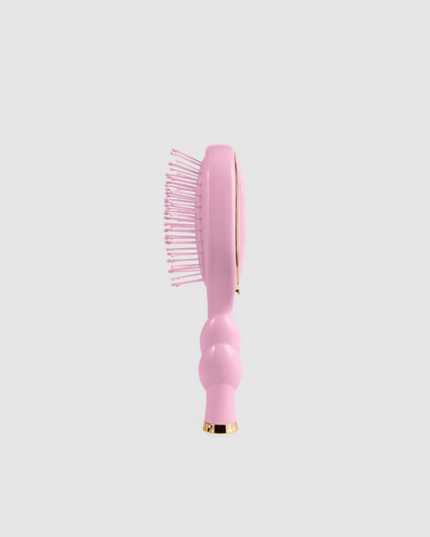 Teleties Medium Hair Detangler Bubblegum Pink Mini Brush