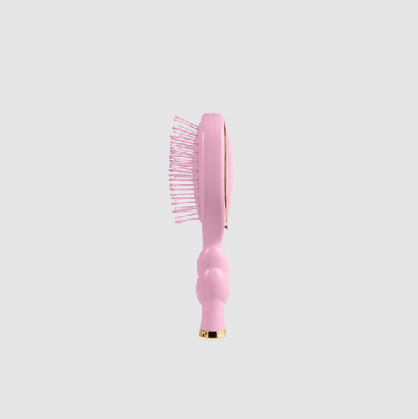 Teleties Medium Hair Detangler Bubblegum Pink Mini Brush Hair Accessories in at Wrapsody