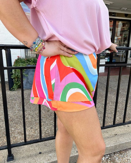 Hallie Wave Shorts Shorts in  at Wrapsody
