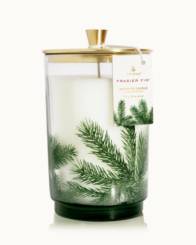 Frasier Fir Large Pine Needle Luminary Candle Candles in  at Wrapsody