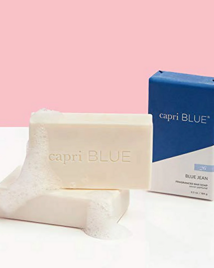 Capri Blue Bar Soap in Blue Jean Bath & Body in  at Wrapsody