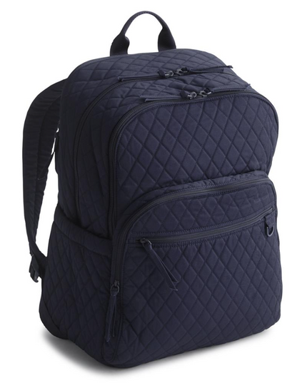 Vera Bradley Peacoat Large Bancroft Backpack