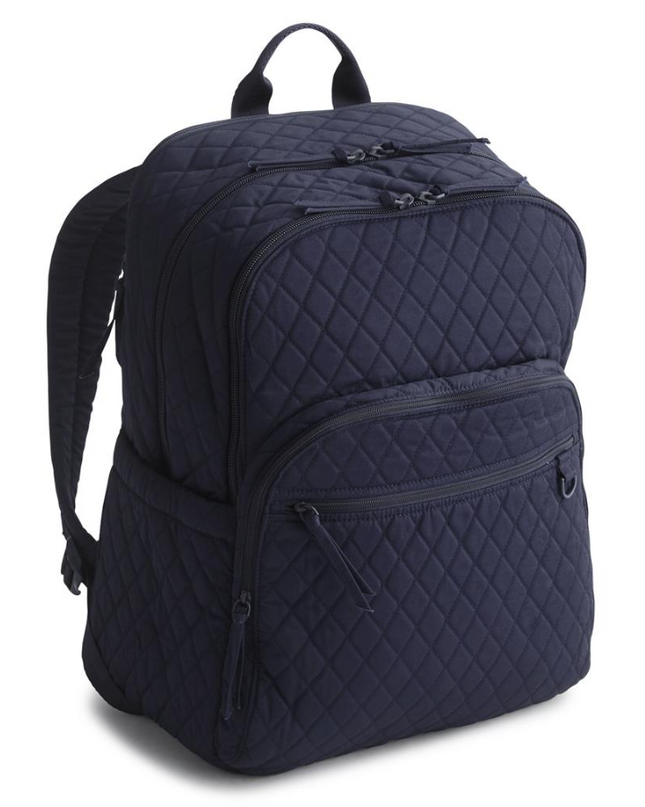 Vera Bradley Peacoat Large Bancroft Backpack Backpacks in at Wrapsody