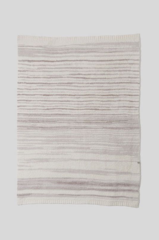 Barefoot Dreams Space Dye Sandstone Multi Throw Blankets & Throws in at Wrapsody