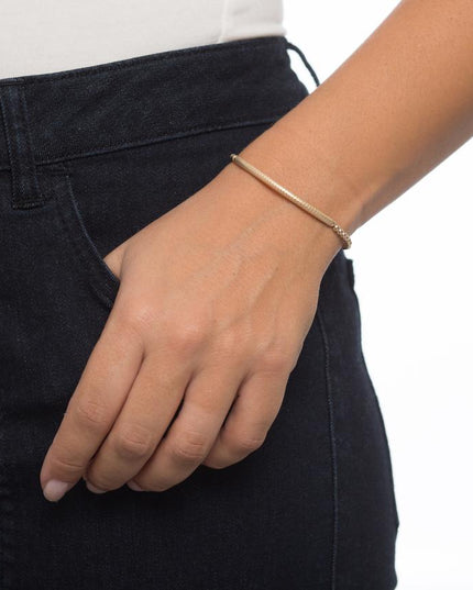 Enewton Textured Bliss Bar 3mm Bracelet Bracelets in at Wrapsody