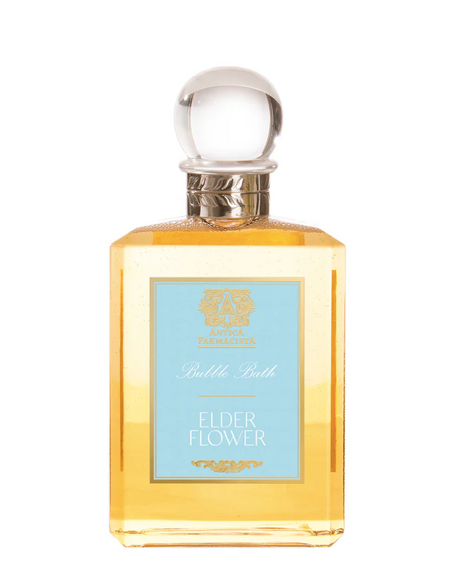 Antica Bubble Bath Elder Flower 16oz Bath & Body in  at Wrapsody