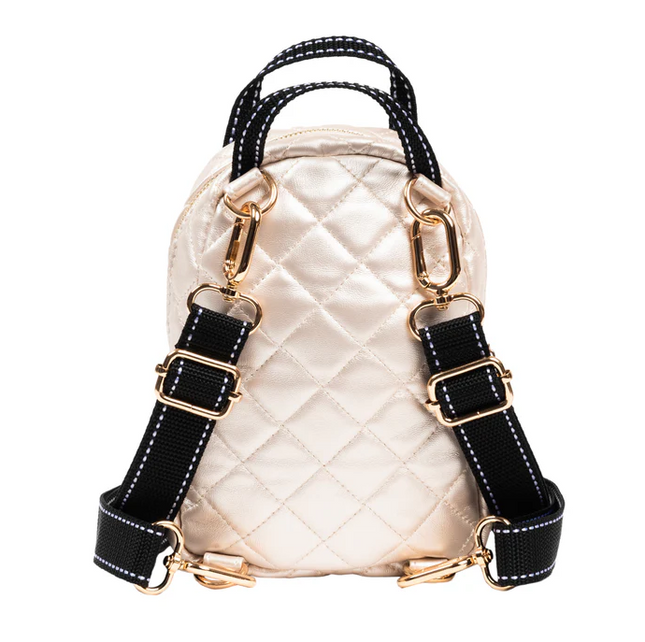 Scout Globetrotter Quilted Champagne Totes in at Wrapsody
