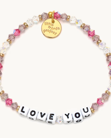 Little Word Project Love You Bracelet M/L Bracelets in  at Wrapsody