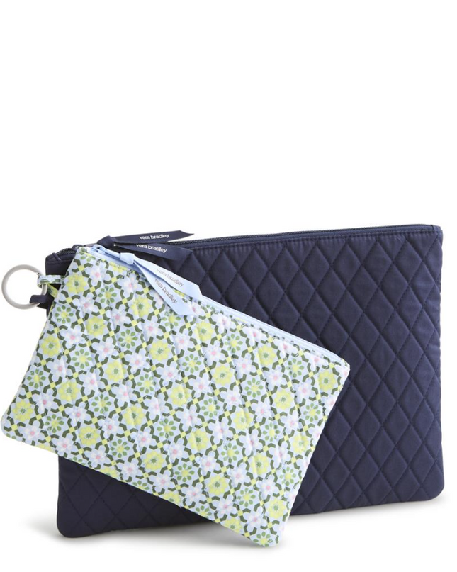 Vera Bradley Peacoat 2-Pouch Organizer Set