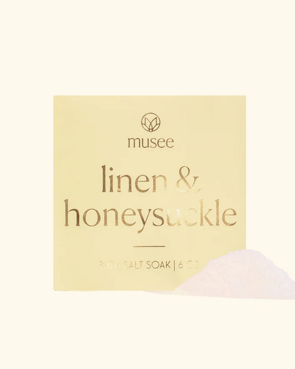 Musee Linen & Honeysuckle Mini Salt Soak
