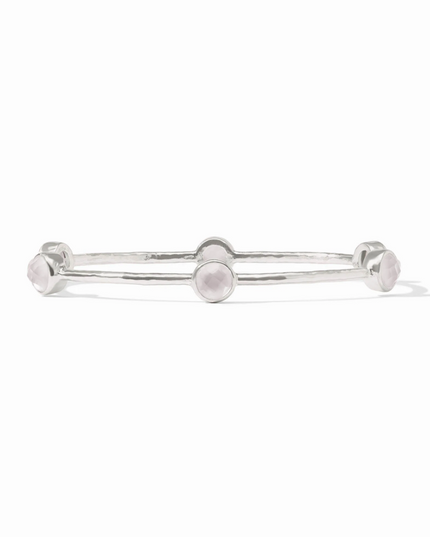 JV Milano Luxe Iridescent Clear Silver L Bracelets in at Wrapsody