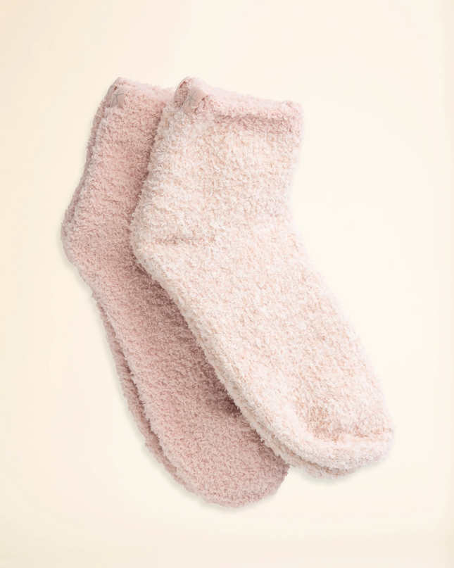 Barefoot Dreams Tennis Sock Set Loungewear in Dusty Rose at Wrapsody