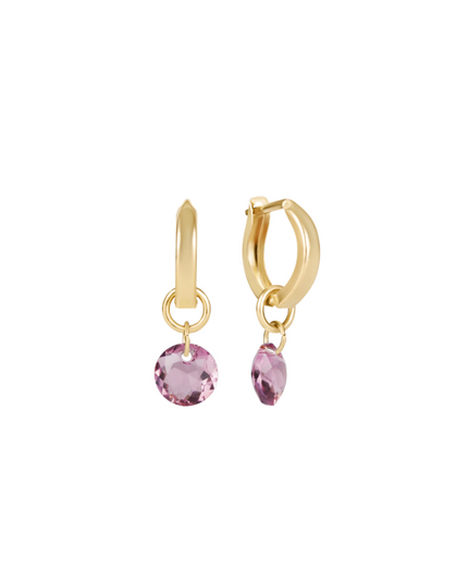 Enewton Reflection Small Charm Huggie Hoop Earrings in 02 at Wrapsody