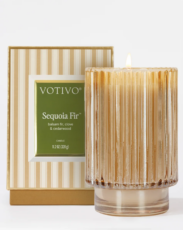 Votivo Holiday Candle 11.2oz Sequoia Fir Candles in at Wrapsody