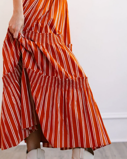 Rio Hemingway Stripe Dress Dresses in  at Wrapsody