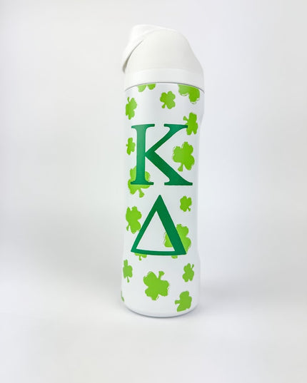 Sorority Flip-Top Water Bottle Greek in Kappa Delta at Wrapsody
