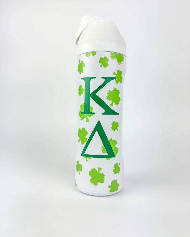 Sorority Flip-Top Water Bottle Greek in Kappa Delta at Wrapsody