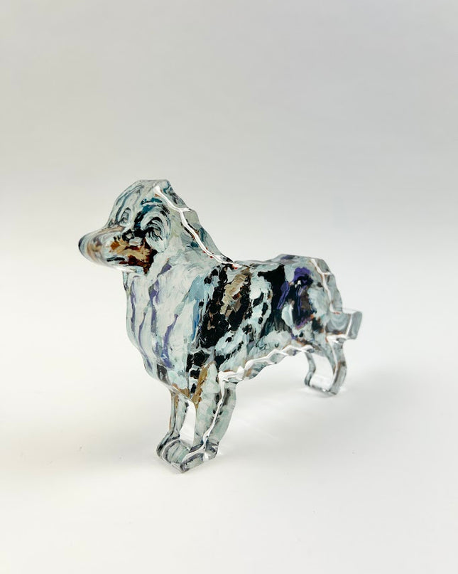 Australian Shepherd Acrylic Block Home Decor in  at Wrapsody