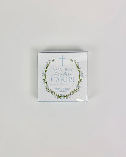 Baby Boy Blue Scripture Cards Baby in at Wrapsody