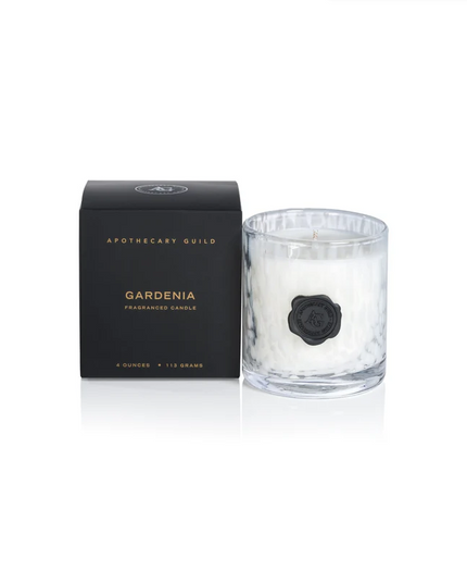 Opal Glass Gardenia Mini Box Candle Candles in at Wrapsody