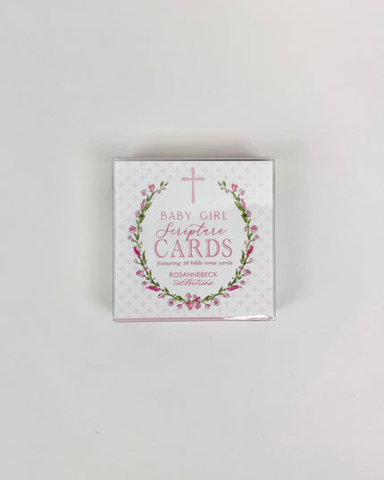 Baby Girl Pink Scripture Cards Baby in at Wrapsody