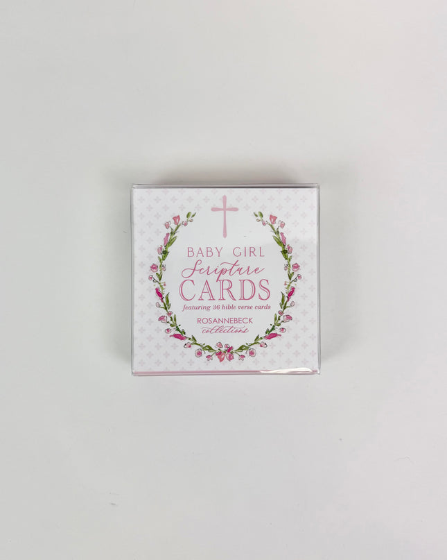 Baby Girl Pink Scripture Cards Baby in at Wrapsody