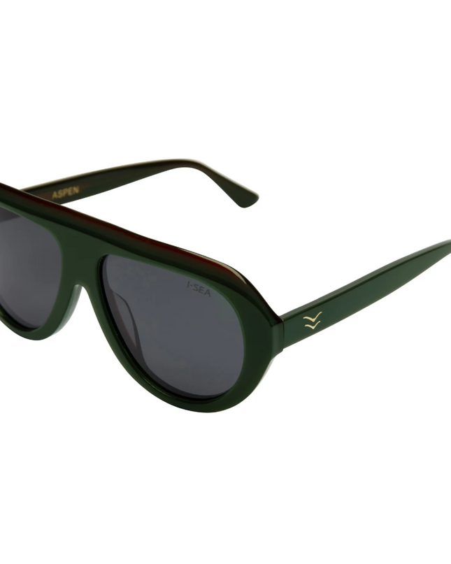 I-SEA Aspen Hunter Green/Smoke Sunglasses