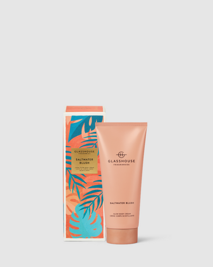 Glasshouse Glow Body Cream 6.8oz Saltwater Blush Bath & Body in at Wrapsody