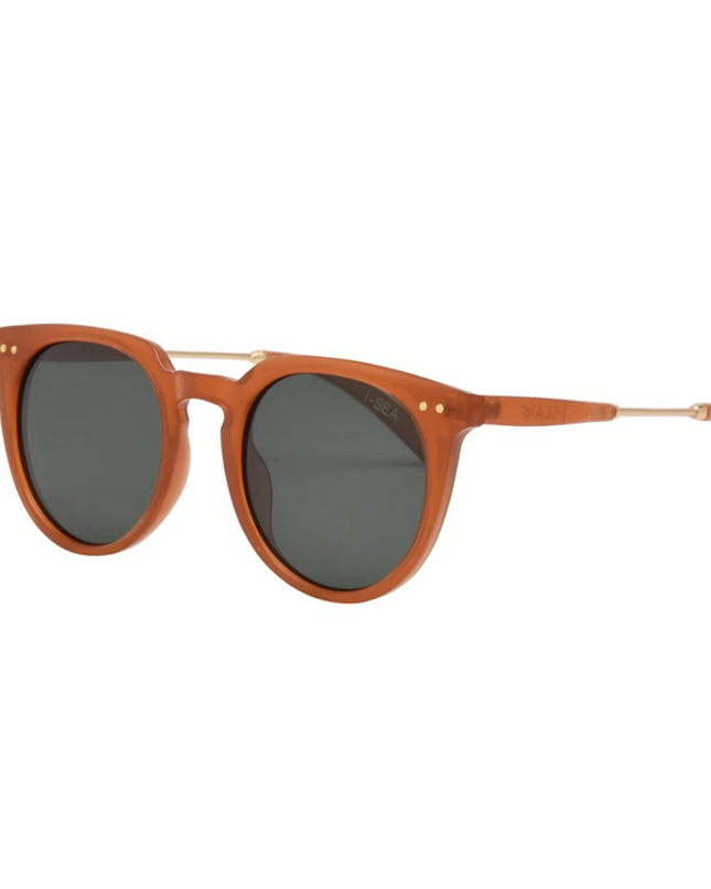 I-SEA Ella Maple/Green Sunglasses