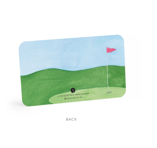 Little Notes Golf Tee Paper in at Wrapsody