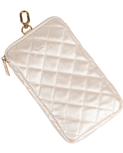 Scout Call Me Maybe Quilted Champagne Travel Accessories in at Wrapsody