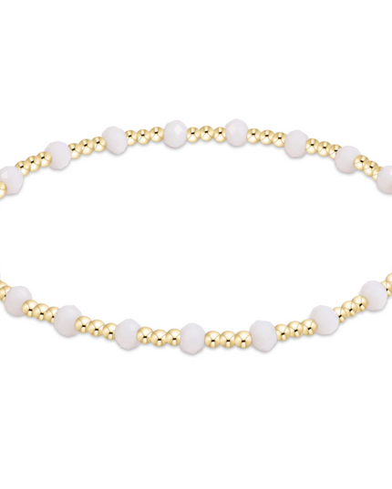Enewton Gameday Flirty Sincerity Bracelet White Bracelets in at Wrapsody