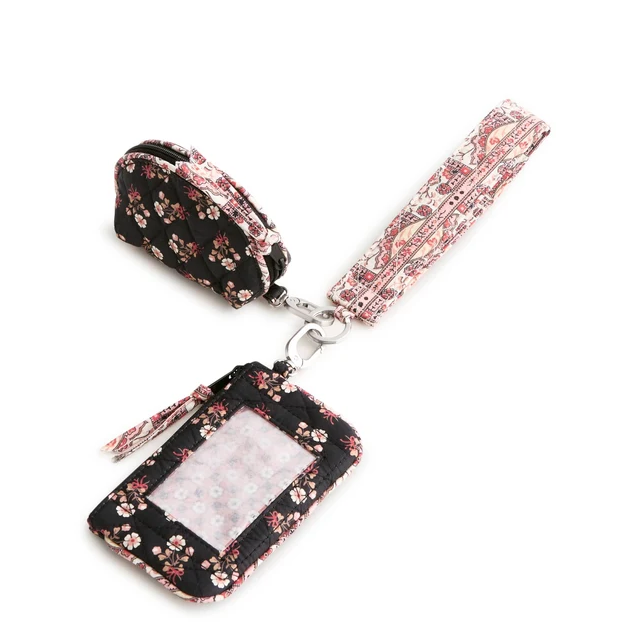 Vera Bradley Melissa Ditsy Dual Pouch Wide Wristlet