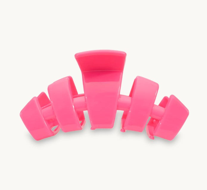 Teleties Medium Clip Hair Accessories in Hot Pink at Wrapsody