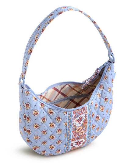 Vera Bradley Blue Leaf Clara Convertible Shoulder Bag