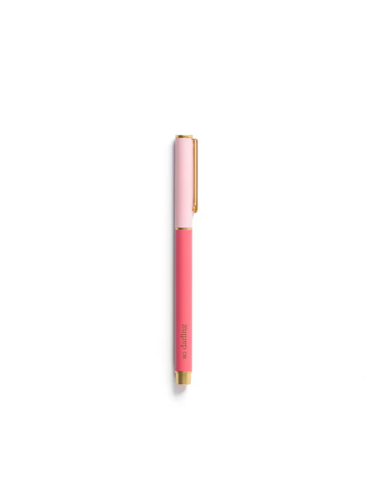 Pen Pink Colorblock Paper in  at Wrapsody
