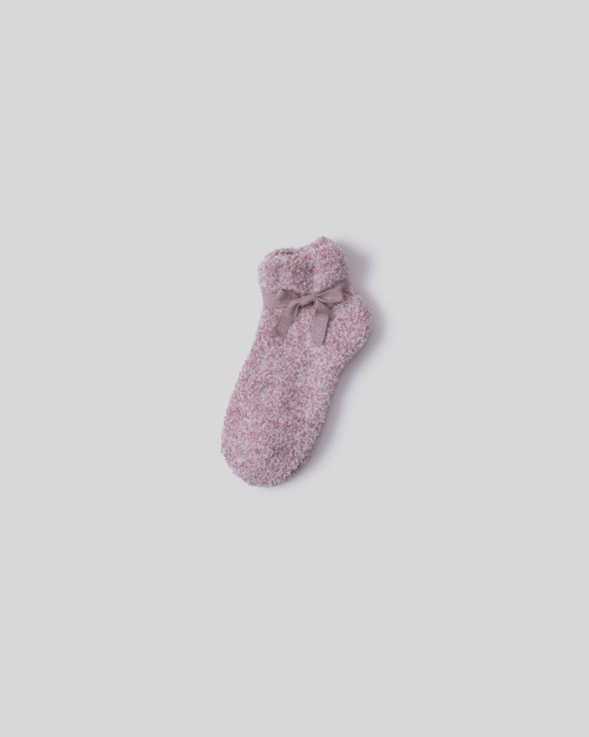 Barefoot Dreams Tennis Socks Heathered Teaberry Loungewear in at Wrapsody