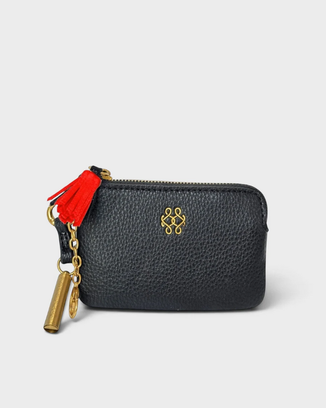 RFID Card Wallet Keychain Black