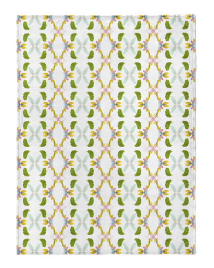 Laura Park Dogwood Fleece Blanket Blankets & Throws in at Wrapsody