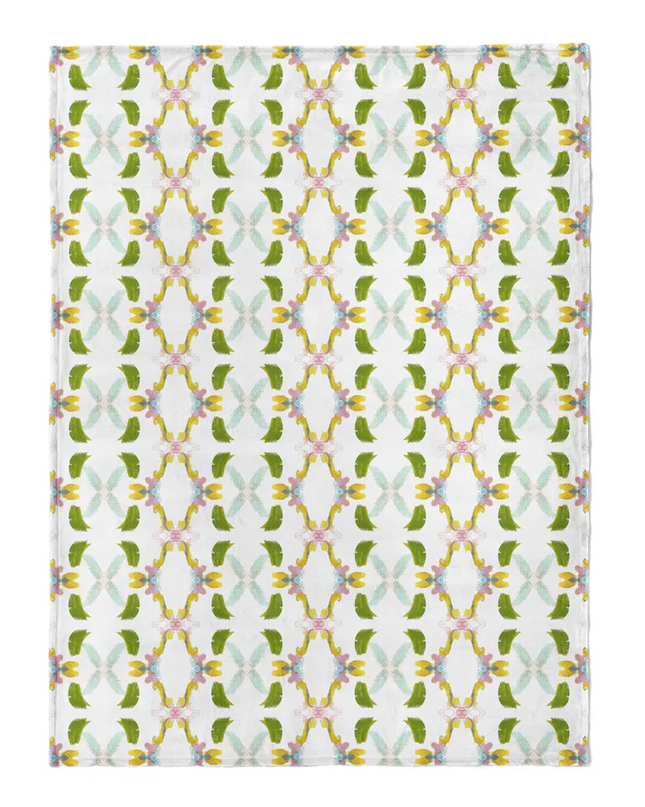 Laura Park Dogwood Fleece Blanket Blankets & Throws in at Wrapsody