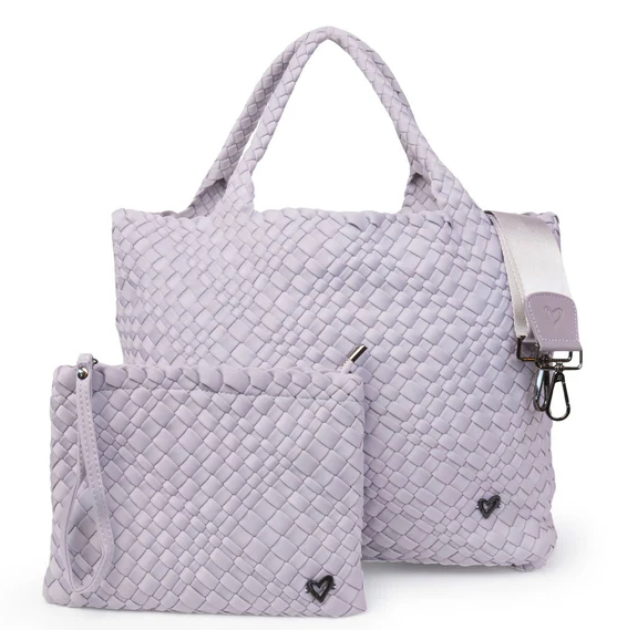 PreneLove London Large Woven - Lavender Totes in  at Wrapsody