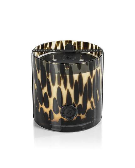 Opal Glass Cedar Leaf 3-Wick Candle Candles in at Wrapsody