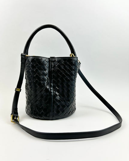 Bucket Bag - Black Handbags in  at Wrapsody